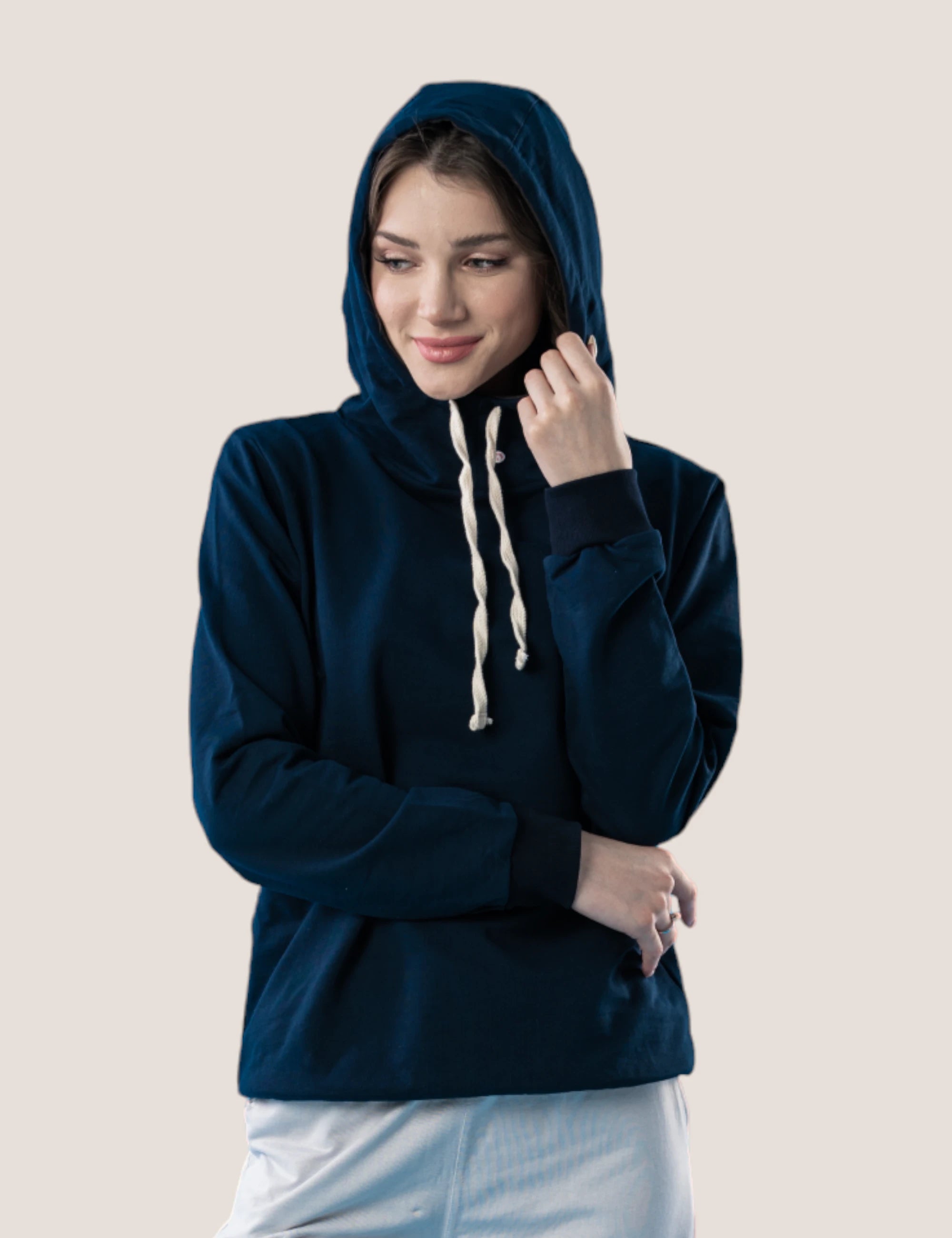 Dark blue hoodie