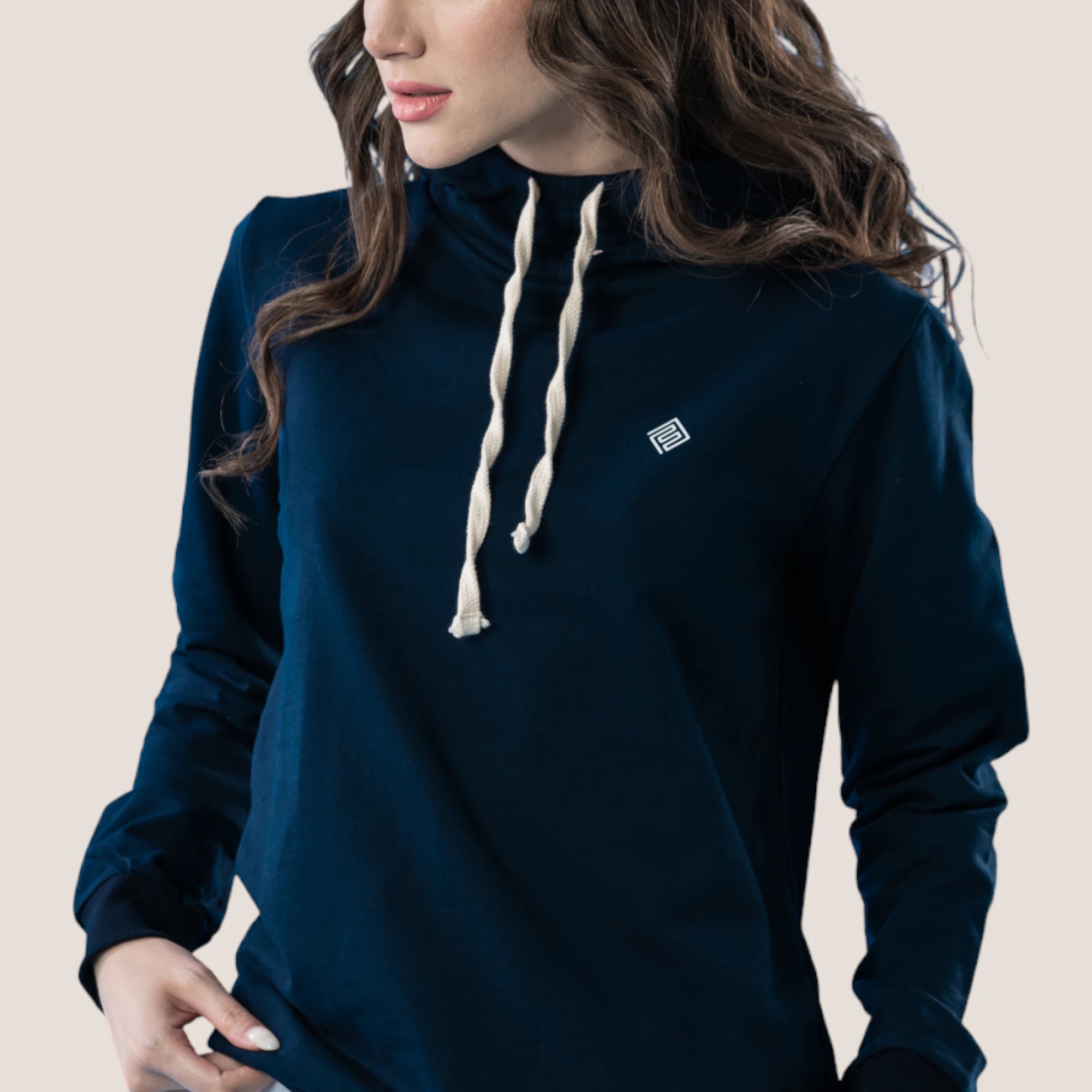 Dark blue hoodie